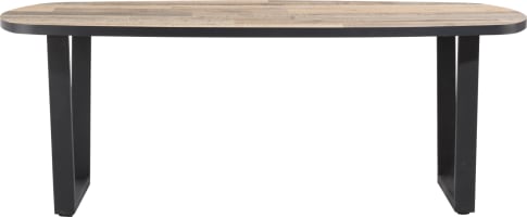 Tisch oval 210 x 110 cm
