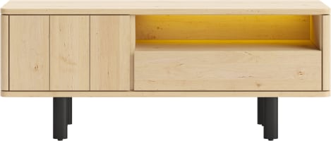 lowboard 150 cm - 1-porte + 1-tiroir + 1-niche