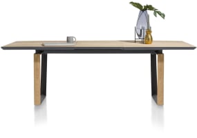 table à rallonge 190 (+ 60) x 100 cm