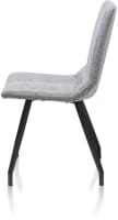 Stuhl 4 Füße schwarz - Lady grau oder mint