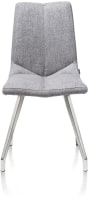 Stuhl 4 Füße Edelstahl - Lady grau oder mint