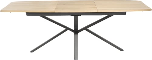 table à rallonge - 160 (+ 60 cm.) x 110 cm.