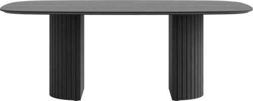 ovaler Tisch - 210 x 120 cm. (Fuss aus Holz)