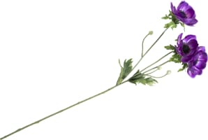 Anemone Spray H75cm fleur artificielle