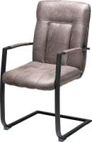 fauteuil - cadre noir - 3 couleurs Rocky + poignee