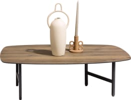 table basse 100 x 55 cm - placage droit
