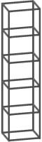 etagere de base 45 cm - 5 niveaux - 2 supports