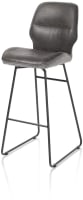 chaise de bar - haut - cadre noir (ROB) - combi Secilia & Toba