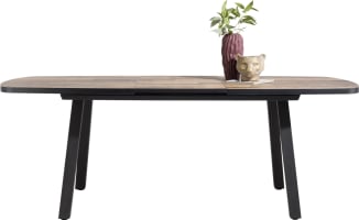 table de bar extensible ovale 190 (+ 60) x 110 cm