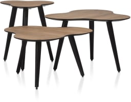 Cas set of 3 side tables H46-39-32cm