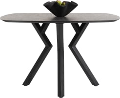 table de bar ovale - 150 x 105 cm - (hauteur 92 cm)