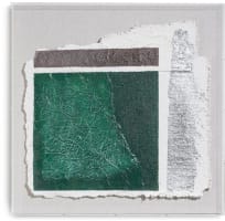 Abstract Parchment A Wanddeko 50x50cm