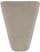 triangel poef/hocker 30/80 x 106 cm. - invoegbaar
