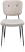 chaise sans accoudoirs - cadre off black + ressorts ensaches