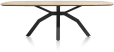 table ovale 220 x 108 cm