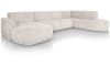 XOOON - Tineo - Sofas - Longchair links - 2,5 Sitzer ohne Armlehnen - Ottomane gross rechts