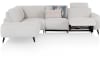 XOOON - Carini - Banken - hoekbank 2,5 zits arm rechts electrisch + ottomane links - Vada Ivory