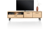 Happy@Home - Ostrava - Industrieel - lowboard 200 cm - 2-deuren + 1-lade + 1-niche (+ LED)