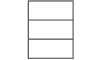 XOOON - Modulo - Minimalistisch design - basisrek 90 cm - 3 nivo&#39;s hoog - 2 staanders