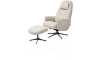 Henders & Hazel - Torino - fauteuil (incl. pouf) - graphite