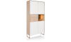 XOOON - Lindfield - Schrank 100 cm. - 4-Tueren + 2-Laden + 1-Nische (+ LED)
