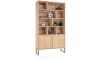 Henders & Hazel - Castello - vaisselier 123 cm - 2-portes + 9-niches (+ LED)
