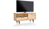 Henders & Hazel - Ridgefield - buffet bas 140 cm - 1-porte + 1-tiroir + 1-niche (+ LED)