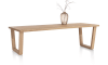 Henders & Hazel - Nyborg - Tisch 230 x 100 cm - rechteckige Tischplatte - V-Fuß Holz