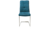 Henders & Hazel - Milva - Industriel - chaise - pied traineau inox carre