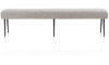 Henders & Hazel - Jace - banc sans dos + confort ressorts - tissu Luton