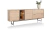 XOOON - Helsinki - dressoir 240 cm. - 2-deuren + 2-laden + 2-niches (+ LED)