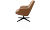 XOOON - Vernon - fauteuil met draaifunctie - lage rug