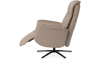 Henders & Hazel - Nocara - fauteuil relax - manuel - pied noir - appui-tête fix