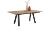 Happy@Home - Zade - uitschuiftafel 200 (+ 80) x 100cm - onderstel gaat mee naar buiten