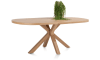 Henders & Hazel - Nyborg - Tisch 180 x 110 cm - oval - Mittelfuß Holz