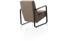 Happy@Home - Barletta - Industrieel - fauteuil - zwart frame