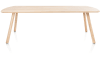 XOOON - Niora - eetkamertafel 240 x 100 cm - rechthoek - houten poot