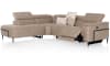 Henders & Hazel - Dolcedo - Canapés - 2.5-places accoudoir droite - parti d&#39;angle - ottomane petite gauche - tissu Oregon beige