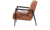 Henders and Hazel - Northon - Natuurlijk - fauteuil met houten arm vintage clay / white / black