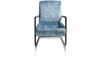 Henders and Hazel - Angelica - Industrieel - bijzetfauteuil + zwart frame (ROB)