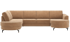 Henders and Hazel - Alcona - Banken - ottomane links - 3 zits zonder arm inclusief longchair rechts