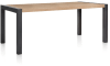 Happy@Home - Brooklyn - Industrieel - eetkamertafel 160 x 100 cm - metalen u-poot