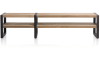 Happy@Home - Brooklyn - Industrieel - tv-rek 2-niches - 210 cm