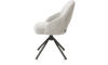 Henders & Hazel - Nikolas - chaise - pied central pivotante