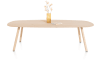 XOOON - Niora - Tisch 240 x 115 cm - Oval - Holz Fuss