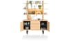 Henders & Hazel - Homestead - vaisselier 150 cm - 2-portes + 3-tiroirs + 3-niches (+ LED)
