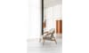 XOOON - Dante - fauteuil - eik naturel gestoffeerd in stof Brioni