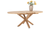 Henders & Hazel - Nyborg - Auszugtisch 150 (+ 40) x 130 cm - oval - Mittelfuß Holz