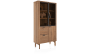Happy@Home - Zade - vitrine 2-glasdeuren + 1-deur + 2-laden (+LED)