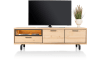 Henders & Hazel - Ridgefield - buffet bas 200 cm - 2-portes + 1-tiroir + 1-niche (+ LED)
